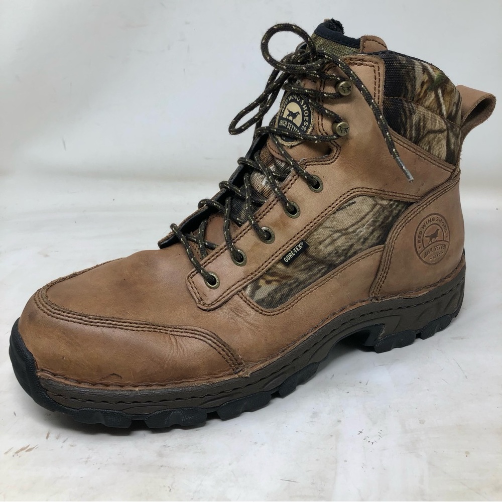 Red Wing Irish Setter Hunt Leather Camo Boots